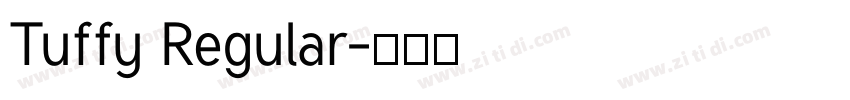Tuffy Regular字体转换
